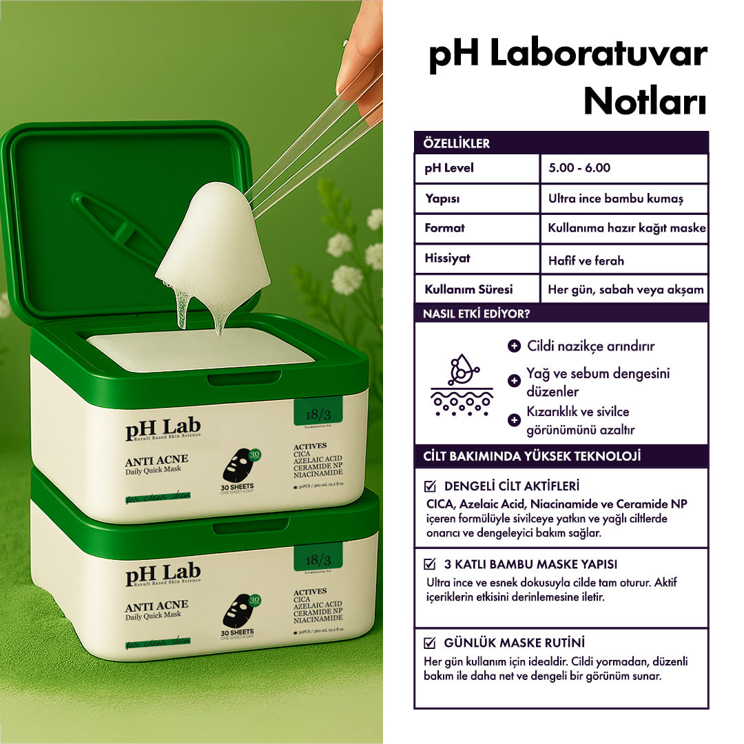 Anti-Acne 30'lu Günlük Maske