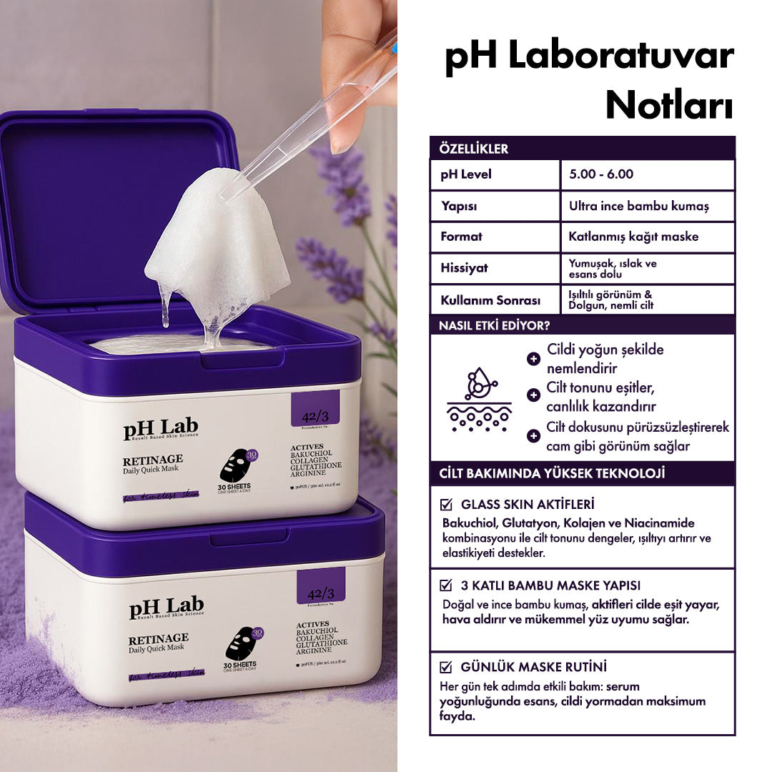 Retinage 30'lu Günlük Maske