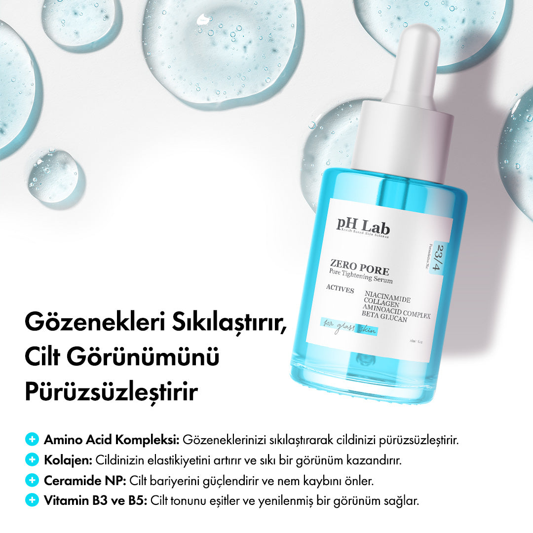 Zero Pore™ Gözenek Sıkılaştırıcı Bakım Rutini