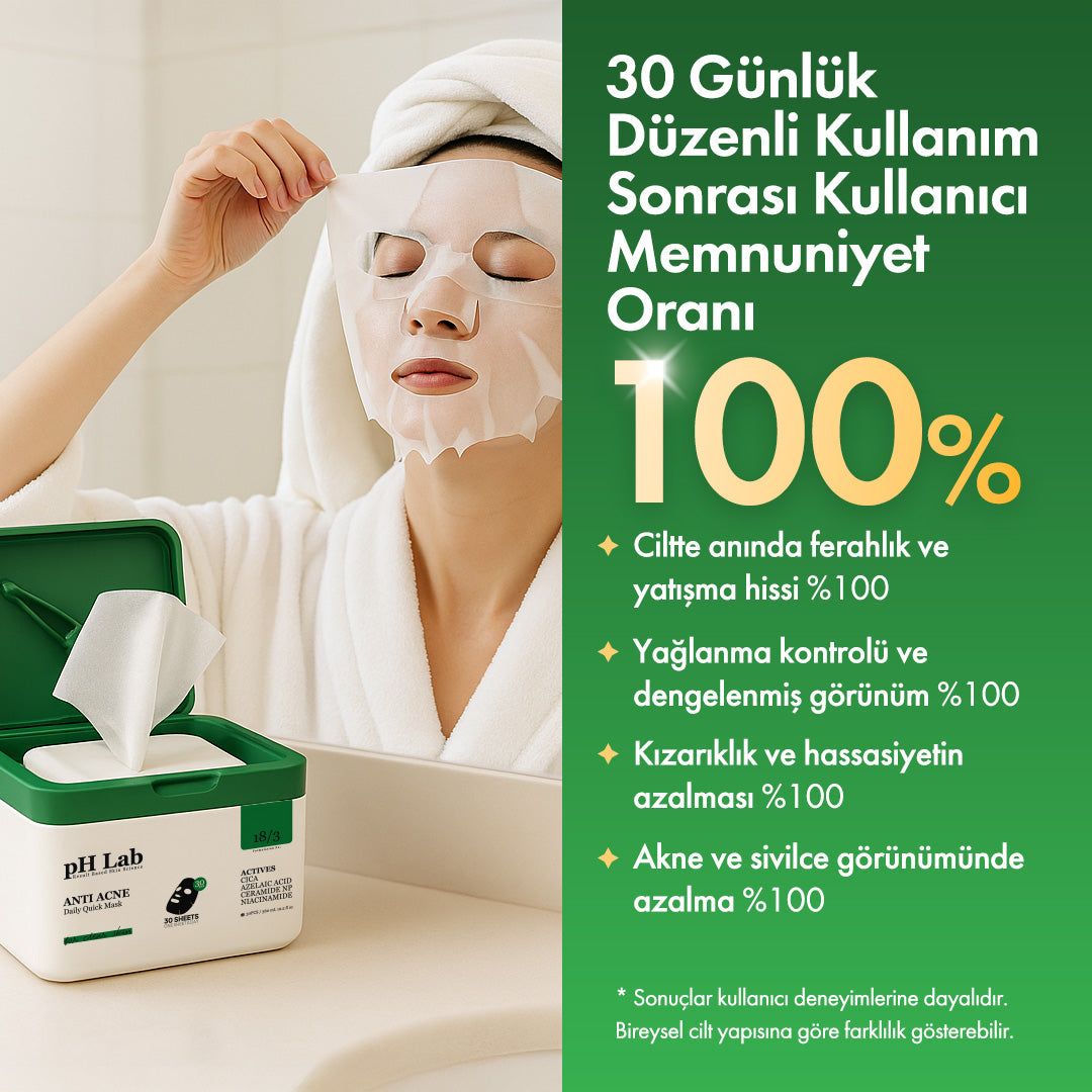 Anti-Acne 30'lu Günlük Maske
