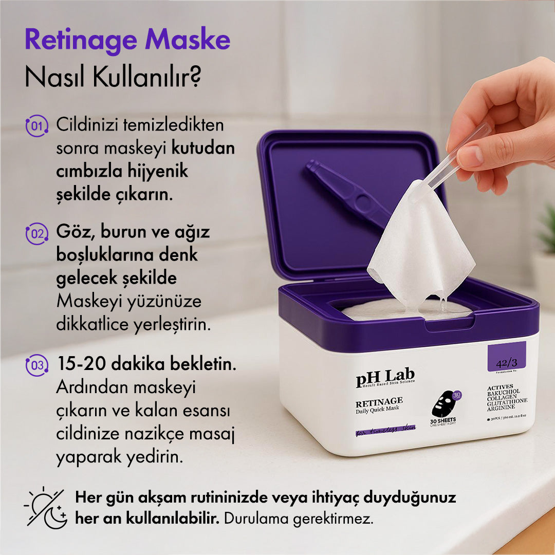 Retinage 30'lu Günlük Maske