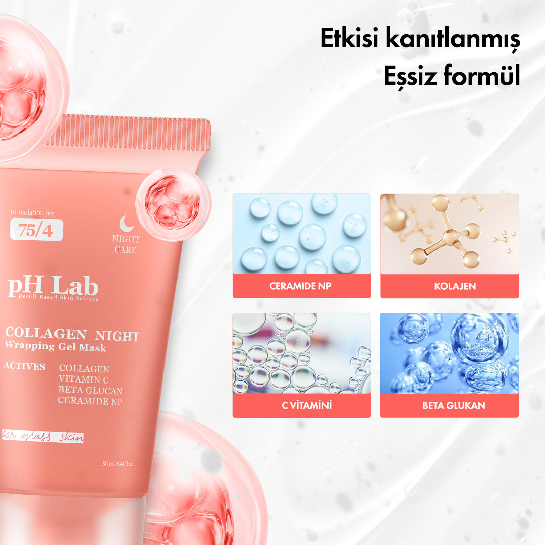 Collagen Night™ Soyulabilir Kolajen Maske LP