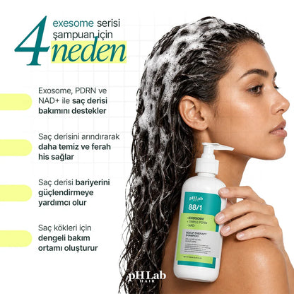 Exosome, NAD+ & Triple PDRN Hair & Scalp Care Şampuan