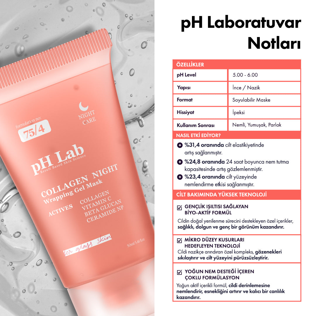 Collagen Night™ Soyulabilir Kolajen Maske LP