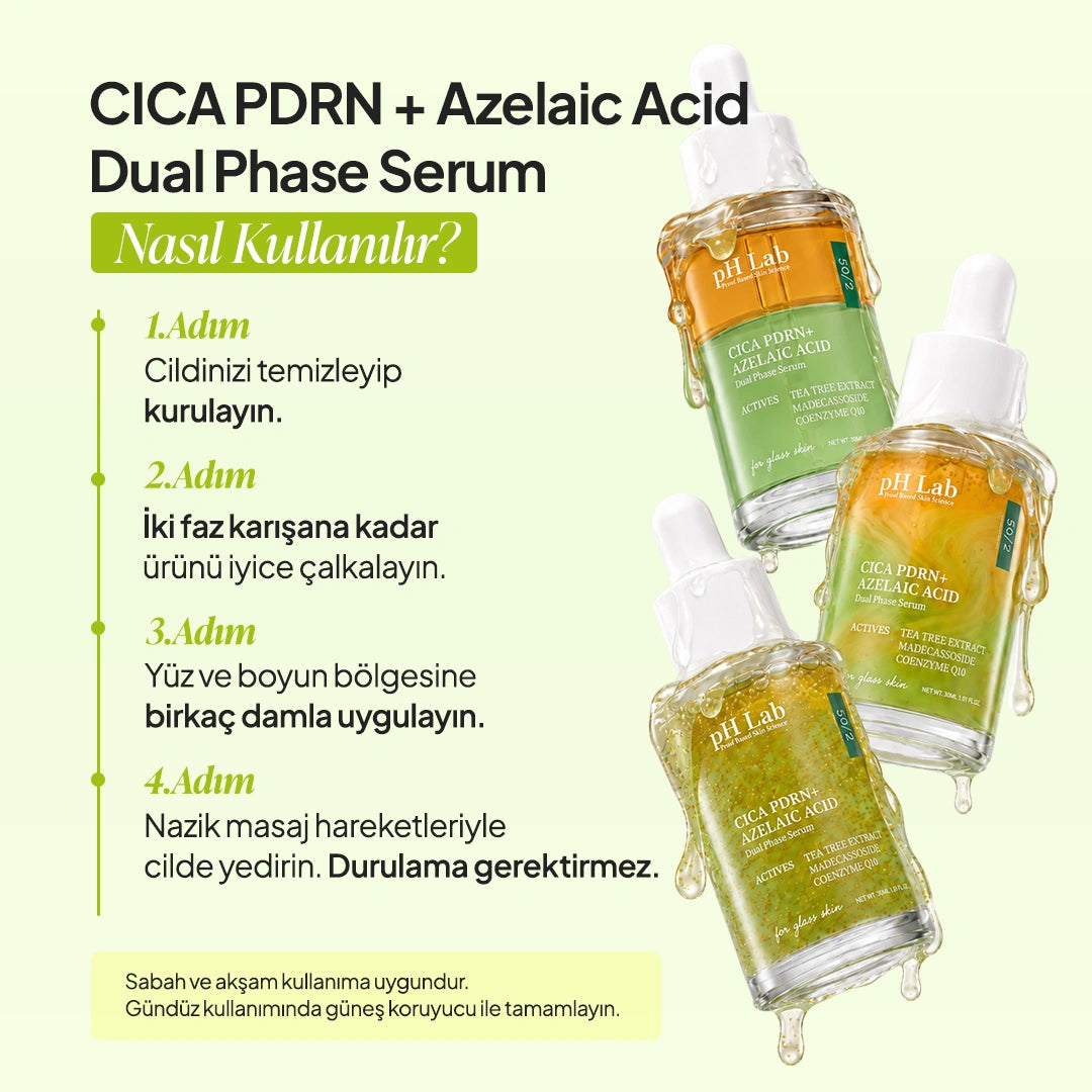CICA PDRN + Azelaic Acid Dual Phase Serum