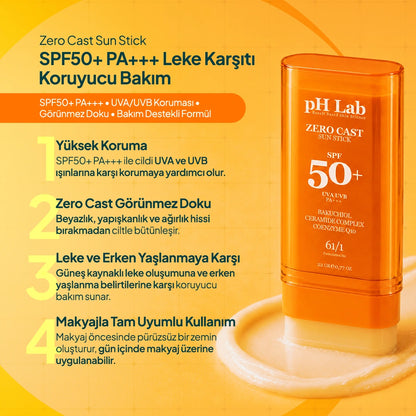 Zero Cast Sun Stick SPF50+ PA+++