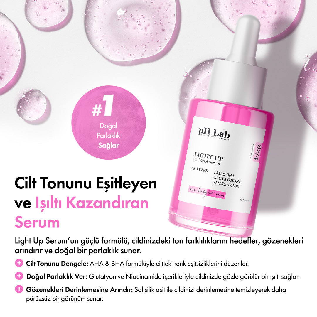 Light Up™ Aydınlatıcı Cilt Bakım Rutini
