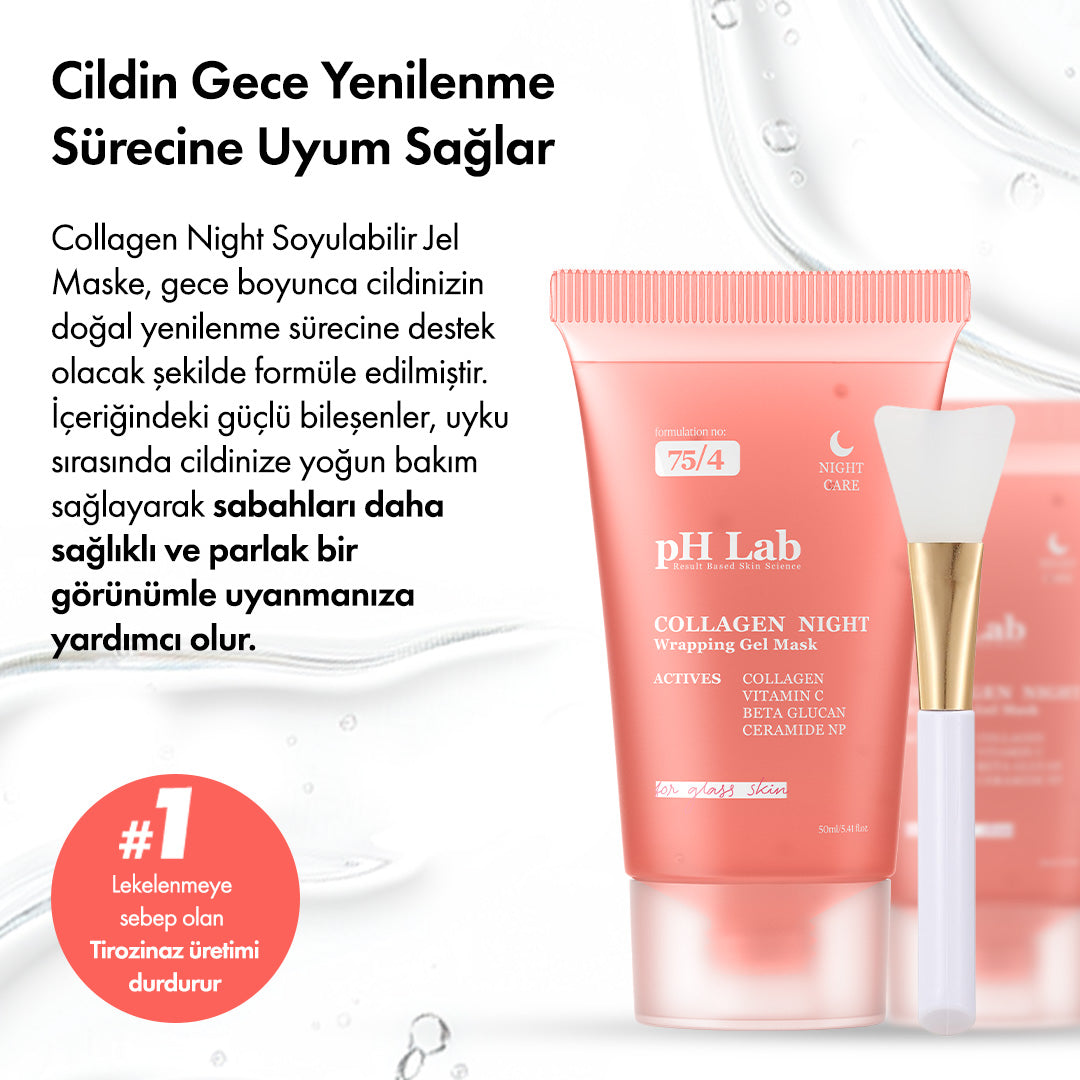 Collagen Night™ Soyulabilir Kolajen Maske