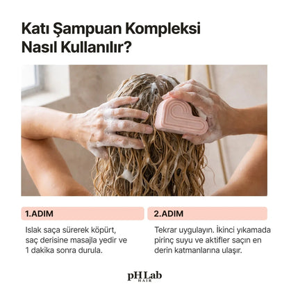 Fermente Pirinç Suyu & Protein Complex Katı Şampuan