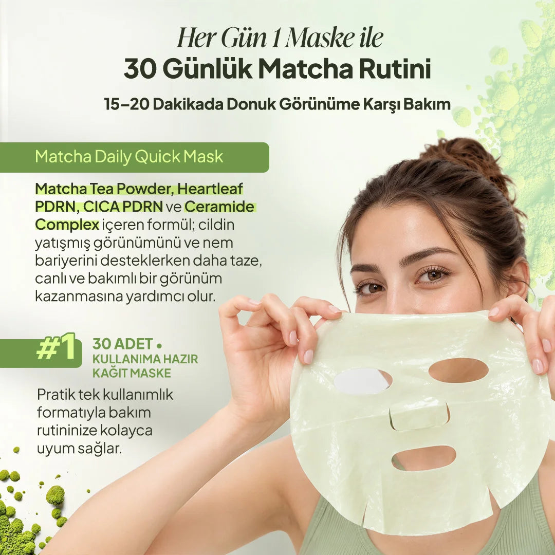 Matcha Daily Quick Mask