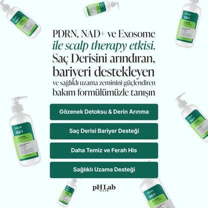 Exosome, NAD+ & Triple PDRN Hair & Scalp Care Şampuan